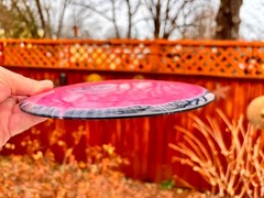 Pink Black Halo Star Innova Destroyer Disc Golf Swirls (One of a Kind) New #6214