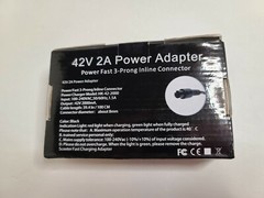 EVAPLUS 42V 2A Power Adapter PowerFast 3-Prong Inline Connector for Pocket Mod S