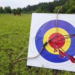 AF Archery 54″ Oak Tatar Traditional Recurve Bow Laminated Horse Bow Longbow