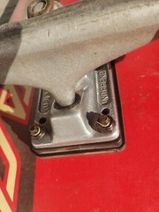 Vintage Santa Cruz Skateboards Everslick Independent Trucks Bullet 60mm 97A Good