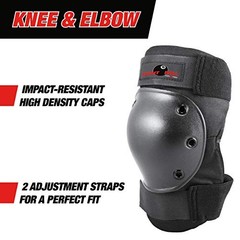 EIGHT BALL KIDS MULTI-SPORT PAD SET WITH KNEE PADS ELBOW PADS WRISTGUARDS S/M