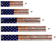 White Water Archery American US Flag Constitution We the People Wraps 15pc Pack