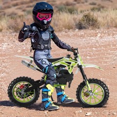 Gas Dirt Bikes Mini Dirt Bike 50CC 2-Stroke Gas Bike Motocross Moto for Kids