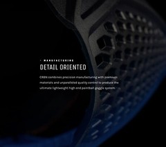 NEW CRBN Carbon Pro Fade Indigo Paintball Airsoft Goggle More Coverage