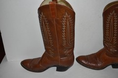 DAN POST WESTERN BOOTS- HONEY GOLD RUST LIZARD SKIN (BSW14)