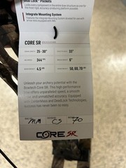 NEW Bowtech Core SR, 60-70lbs, Breakup DNA Camo (Left Hand)