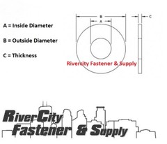 (6) 2-1/2 inch Washer Toss Game REPLACEMENT WASHERS 2-1/2″ Black Set of 6