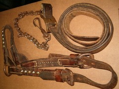 Vintage Leather Horse Harness Straps and Hardware Pieces Tack Equipment