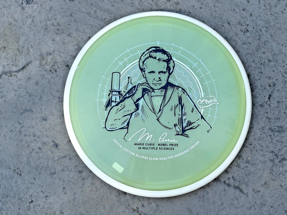 MVP Eclipse Glow Reactor Marie Curie Special Edition 176g Midrange Disc Golf