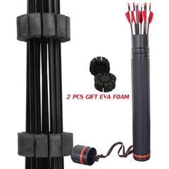 43-inch Adjustable Hunting Arrows Tube Quiver Case Accommodates 12-24Pcs Arrows