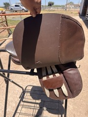 Youth English Saddle 15″ Budget Friendly. Good Condition. Maker Unknown