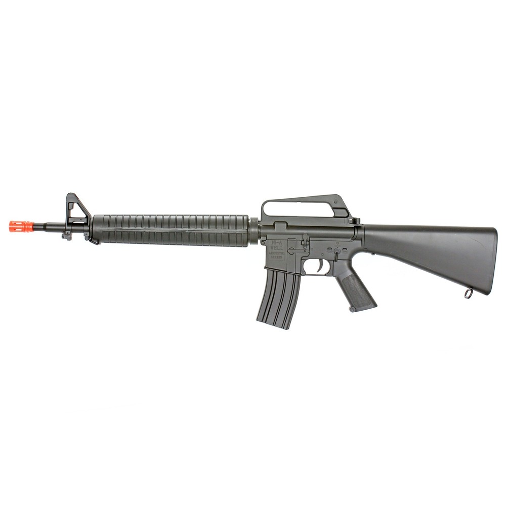 BBTac M16 Airsoft Gun Replica M16A2 Spring Rifle Vietnam 345 FPS BBs 6mm Veteran