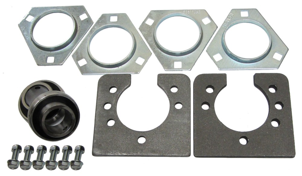 1-1/4″ 1″ Axle Bearing Kit with Flangettes and Bearing Hangers Go Kart Drift