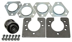 1-1/4″ 1″ Axle Bearing Kit with Flangettes and Bearing Hangers Go Kart Drift