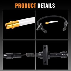 29.58-Inch 700R4 4L60E 4L80E Flexible Transmission Dipstick Stainless Hose Compa