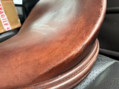 WOW Saddle 2013 Competitor brown size 1 STOCK / Bounty seat curved leather tree