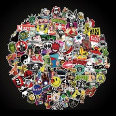 300 Random Skateboard Stickers Bomb Vinyl Laptop Luggage Decals Dope Sticker