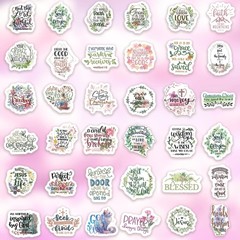 300Pc Bible Verse Christian Stickers Bible Journaling Supplies for Water Bottles