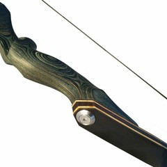 60″ Longbow Takedown 30-60lbs Bamboo Core Limbs Recurve Bow Hunting Target RH LH