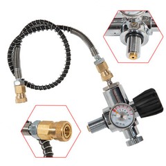 4500 Psi Valve Regulator Fill Station Hose For PCP Air Tank SCBA SCUBA Cylinder