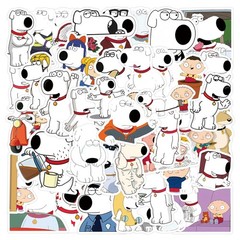 Mix 10/50 PCs Family Guy Luggage Notebook Laptop Car Sticker – No Duplicate