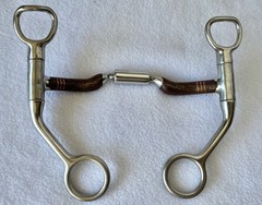 MYLER HBT Shank Low Port Comfort Snaffle Bit~5-1/2″Sweet Iron Mouth~MB04~Level 2