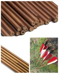 50pcs Hunting Archery Shafts 33in 40-45,45-50,50-55,55-60lbs DIY Bamboo Arrows