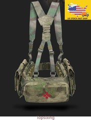 【US STOCK】 Russian A-10 Tactical FG Chest Rigs Multi-functional Belt Bag