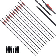 60″ Takedown Recurve Bow Kit 30-50lbs Wooden Riser for Archery Target Hunting