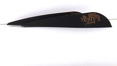 Tonys 3» Archery Vanes Archery All New Super Wave Vane Black 50PK TNYSWVB3343A