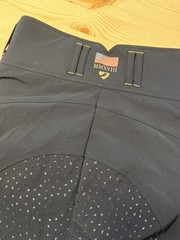 Aubrion Women’s Full Grip Team Breeches, Black, Size 32 (US 2)