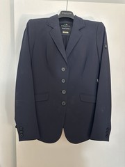 Equiline Women’s Italia Dressage Coat In Navy W Crystal Embellished Buttons 44