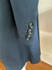 Vintage Carl Meyers Lexington Blazer Equestrian Style Classic Jacket Blue Sz M L
