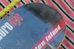 FIVE 5 BORO NYC Queens Staten New York Bronx 7.5x31in. Vintage SKATEBOARD DECK