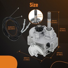 Go Kart Forward Reverse Gear Box For 2HP-14HP Engine 41P 10T or 12T TAV30 5/8″