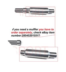 Low and short Exhaust Pipe for Predator 301 & 420cc, Honda GX 240 GX270 GX390
