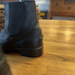 Ariat Women’s Heritage Zip Paddock Boots Black Leather Equestrian Riding 4
