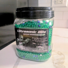Cyber Gun Ultrasonic BBs 6mm .12g Round Ball Airsoft BBs 10,000 Rounds