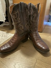 Dan Post Bayou Genuine Caiman Boots Men’s Size 12D DP3074