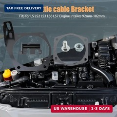 Throttle Cable Bracket 4-Bolt for 92MM-102MM Intakes Replacement for LS LS2 LS3