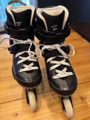 POWERSLIDE Storm Black 80 – Lightly Used – US Men’s Size 7-7.5