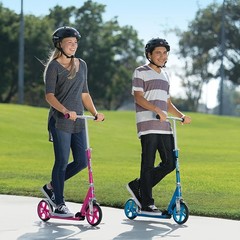 Razor A5 Lux Kick Scooter 200mm Wheels Pink Adjustable Foldable 220lb, 38.6 Inch