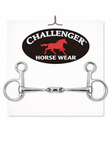 Horse 4 1/2″ Hanging Cheek Double Jointed Baucher Bit with Lozenge 35526A