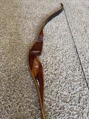 Handmade Antique Wood Long Bow 58”- Herters Recurve Bow