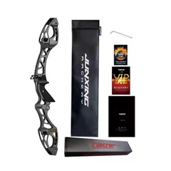 25″ Archery Recurve Bow Riser F Interface Aluminum Takedown Bow Hunting Shooting