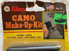 VTG NEW ALLEN #61 CAMO MAKE-UP KIT COMPAC USA RARE VINTAGE NOS CAMOUFLAGE KIT