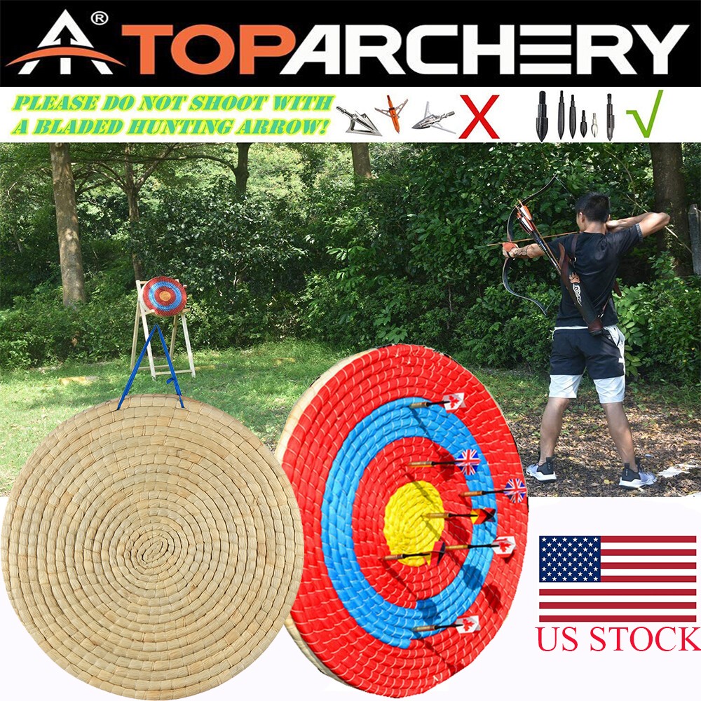 50CM Field Point Archery Target Solid Straw for Bow and Arrow Shooting Practice