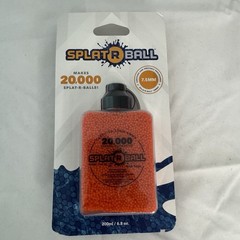 New Sealed SplatRball 20,000 Rounds 7.5mm Orange Ammo Certified Splat-R-Ball