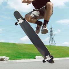 Aluminum Alloy Skateboard Truck Combo Set Cruisers Wheels with Skateboard Truck