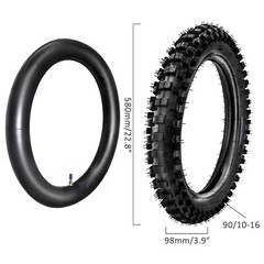 Front 70/100-19 Rear 90/100-16 Wheel Tire Tube Disc Brake TTR125 CRF150 KLX140